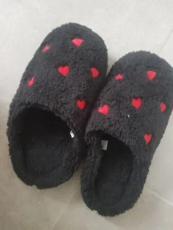 Chausson Cœur Rouge Femme Taille 40