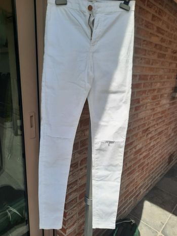 Pantalon  blanc crème