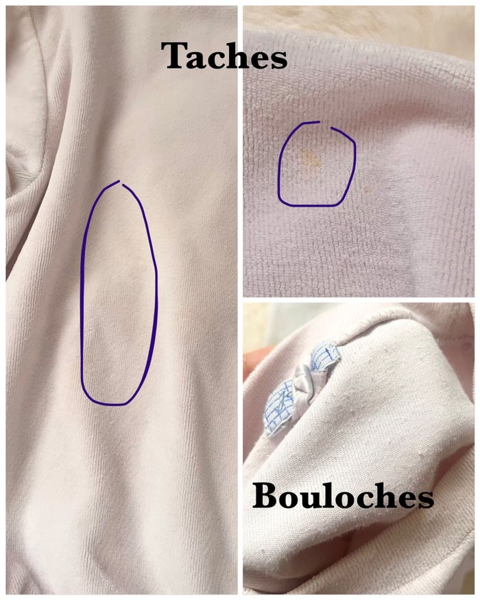 2 hauts à manches longues en velours - photo numéro 4