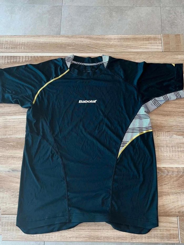 T  shirt babolat noir - photo numéro 3