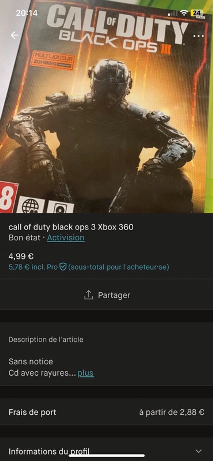 Lot Call of - photo numéro 1