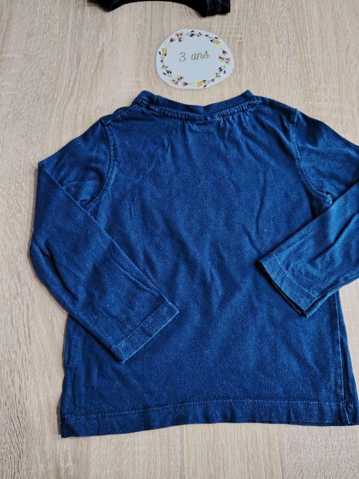 Lot de 3 t-shirts manches longues garçon 3ans tao,in extenso,nerf - photo numéro 6