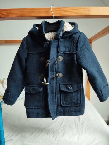 Manteau hiver bleu 2 ans