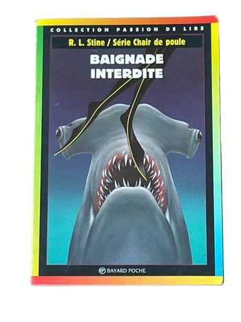 Livre Chair de poule baignade interdire N•7 Bayard