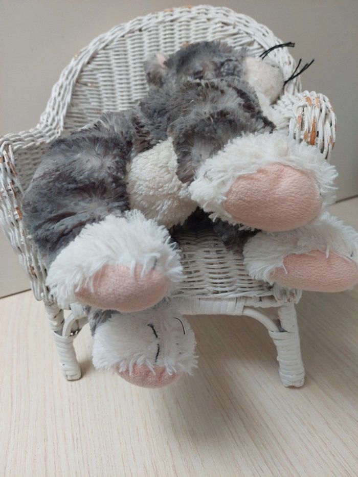 Ikea - peluche chat chaton gris - photo numéro 4
