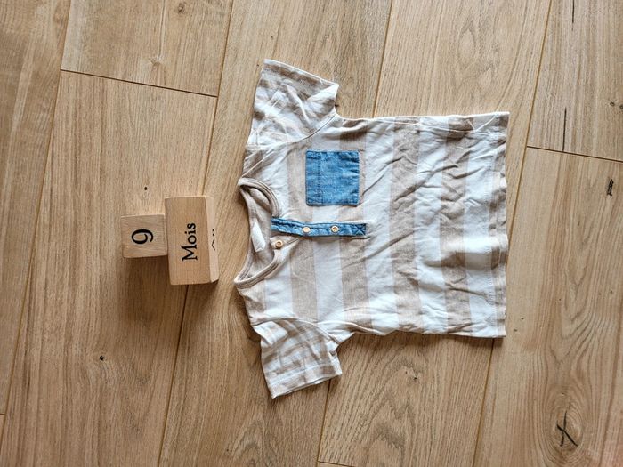 T-shirt manches courtes été bébé garçon petits prix - photo numéro 2