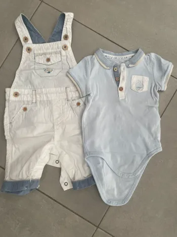 Ensemble body + salopette