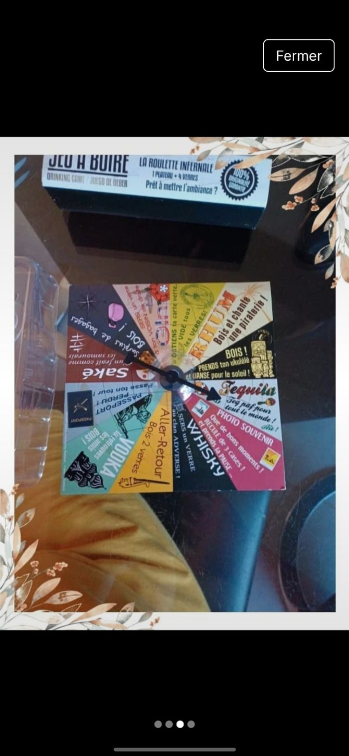 Jeu à boire .La roulette infernale .Apéro. Neuf - photo numéro 2