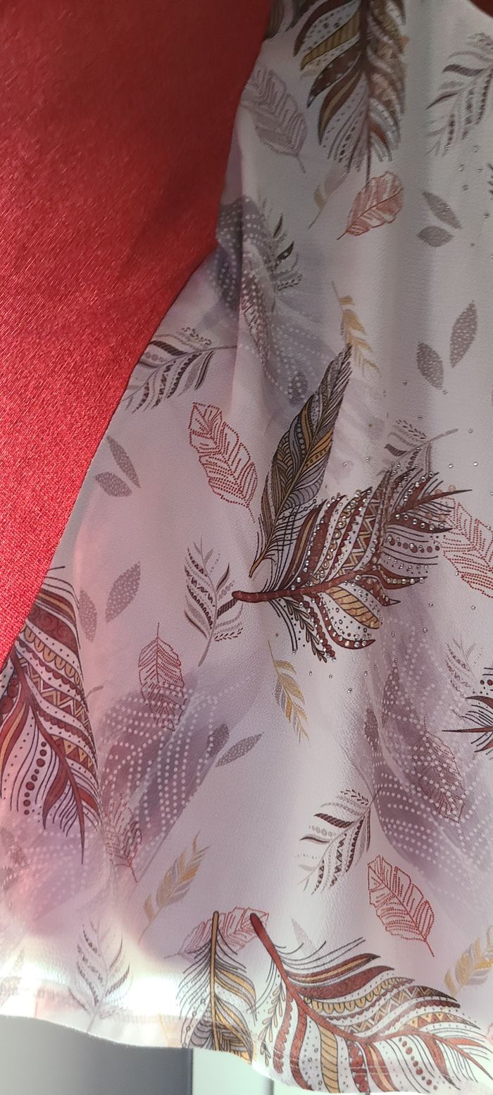 Haut rouge et blanc effet gilet Armand Thiery - photo numéro 4