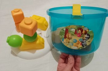 Smoby Cotoons cube happy blooks sceau