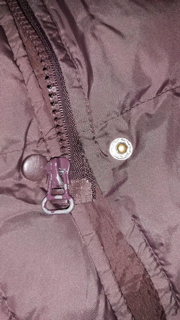 Manteau doudoune chaude violet - photo numéro 2