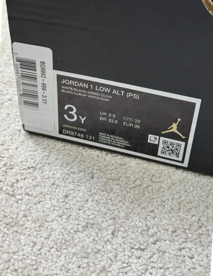 Air Jordan 1 Low - Green Glow - photo numéro 7