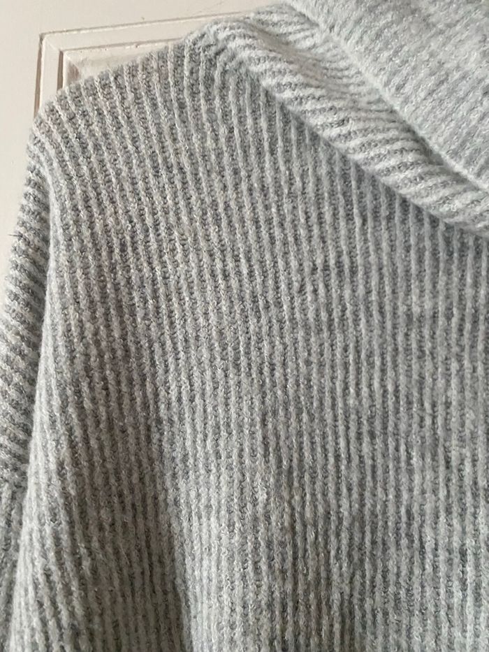Pull col roule oversize gris Primark - photo numéro 2