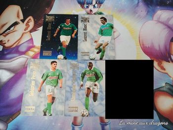 Lot Cartes Saint-Etienne football Premium cards panini 1995 set rare 95 ASSE