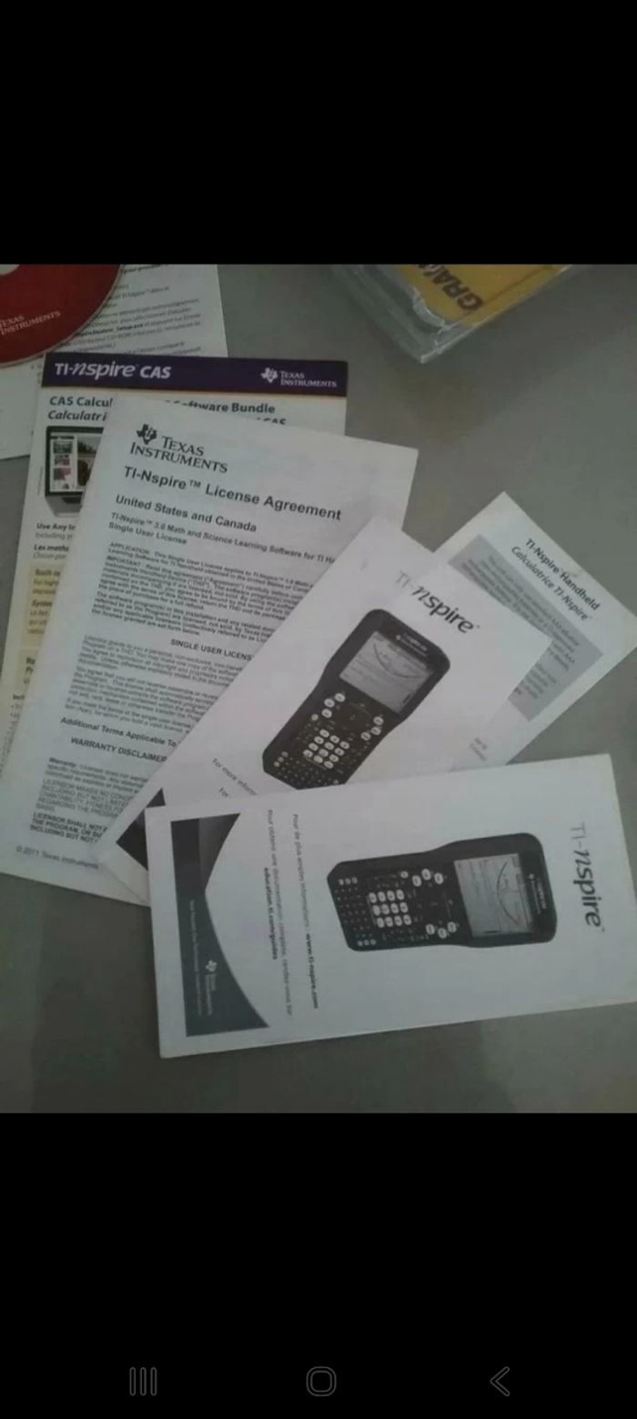 Calculatrice scientifique Texas instrument TI-Nspire CAS. - photo numéro 7