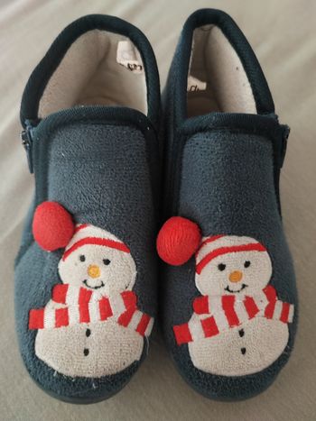 Chausson bonhomme de neige