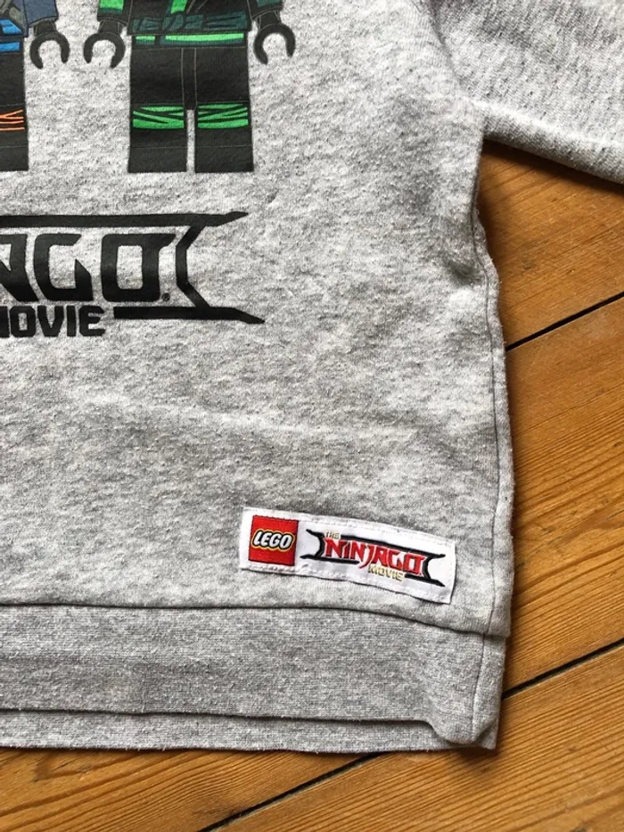 Pull / sweat à capuche ninjago lego - 4 ans - photo numéro 4