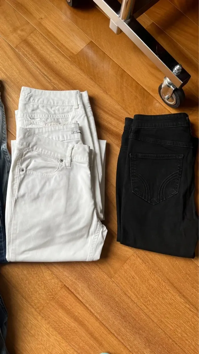 Lot de 14 jeans slim bleu gris noir et autres T36 - photo numéro 5