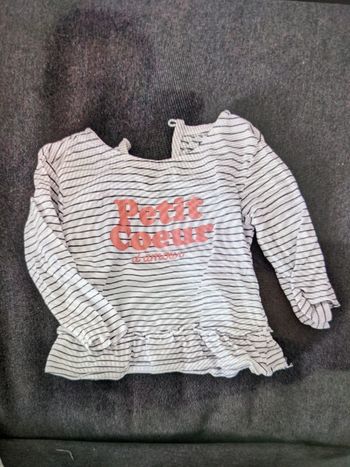 Lot 2 teeshirt manche longue