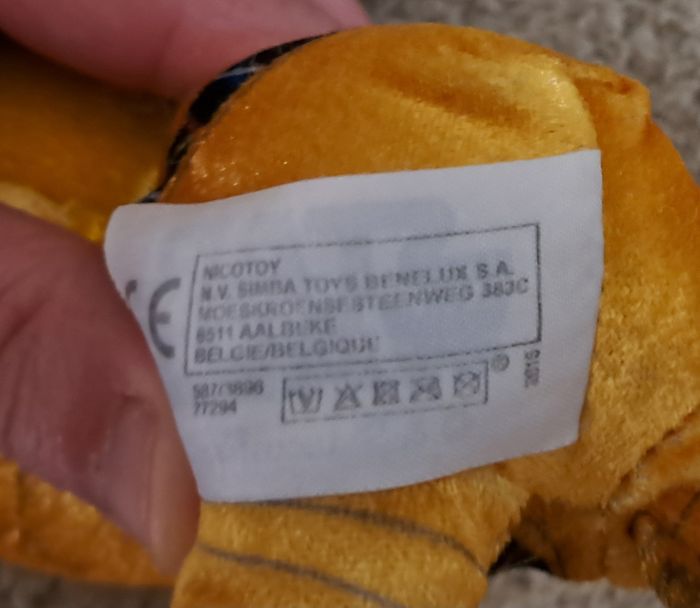 🧸 Peluche Star Wars C3PO de 2015 - photo numéro 3