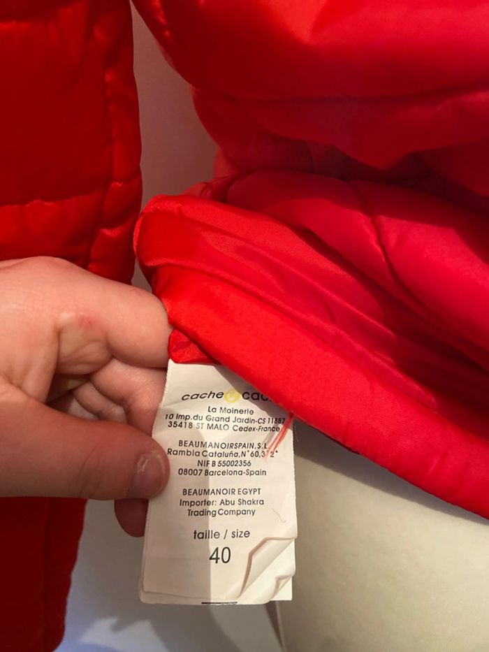 Doudoune femme taille 40 de marque cache cache - photo numéro 5