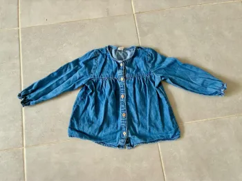 Chemise en jean H&M 18-24 mois 92 cm