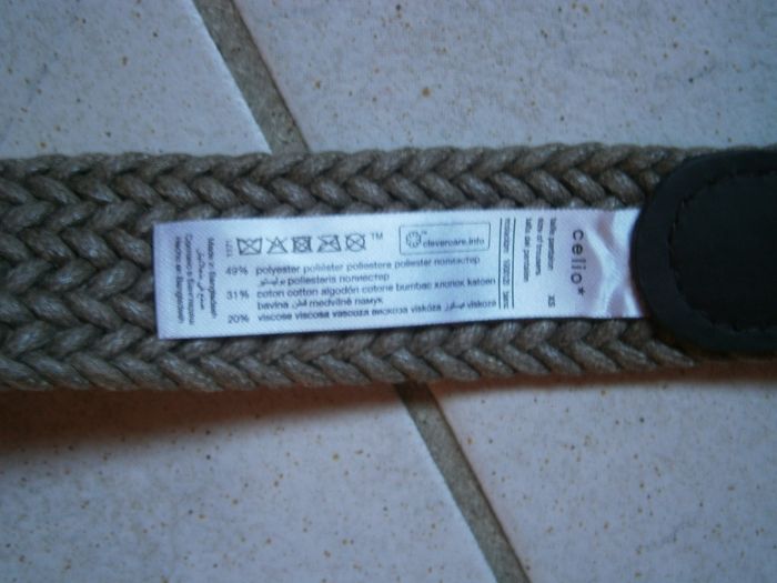 Ceinture marron CELIO 100 cm NEUVE - photo numéro 5