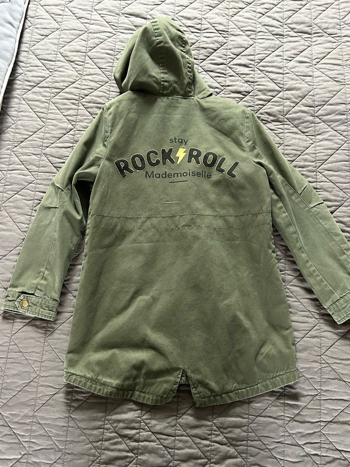 Manteau /veste mi-long mi saison enfant fille - photo numéro 4