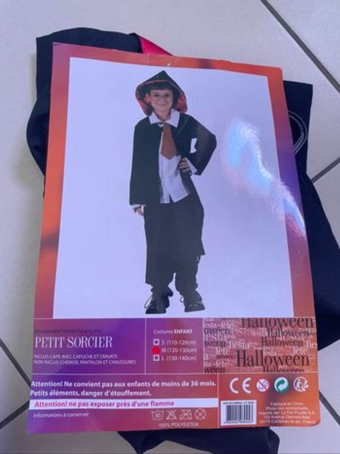 Déguisement petit sorcier