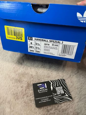 Adidas Originals Handball Spezial Powder Plum Bliss Lilac Almost Yellow - 38 2/3