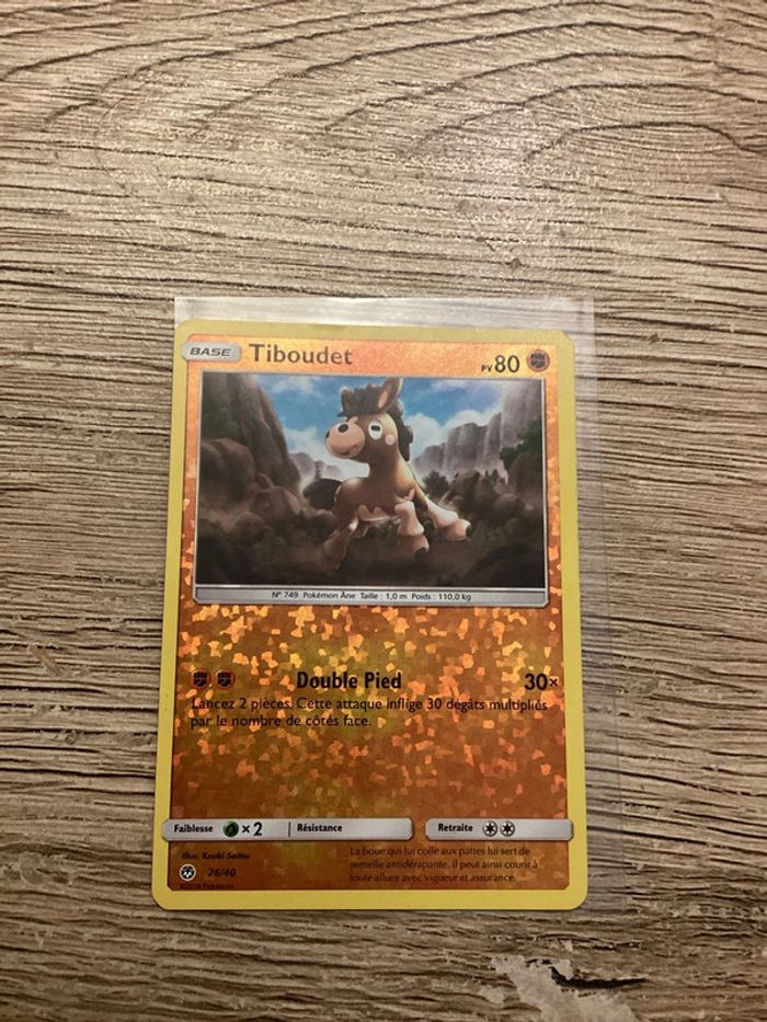 carte Pokémon tiboudet reverse 26/40  Macdo 2018 - photo numéro 2