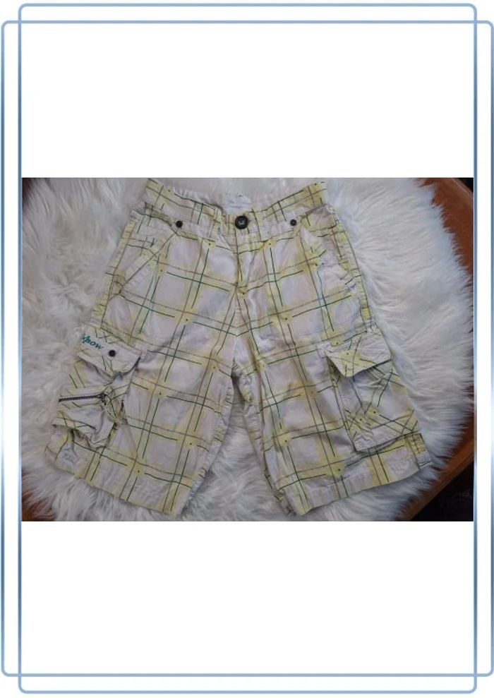 Short Oxbow Vintage à Carreaux – Taille 30 - brodé (597)