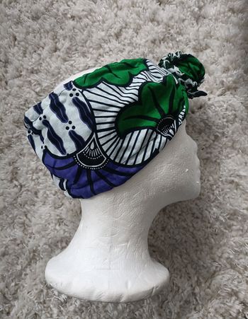 Bandeau en wax avec fil de fer intégré