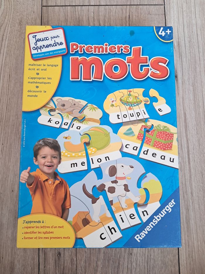 Jeu de lecture ravensburger mes premiers mots. Puzzle de mots - photo numéro 1