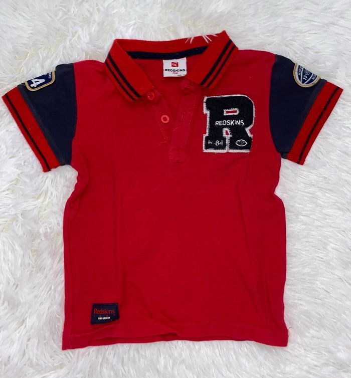 Ensemble short+t-shirt  redskins - photo numéro 3