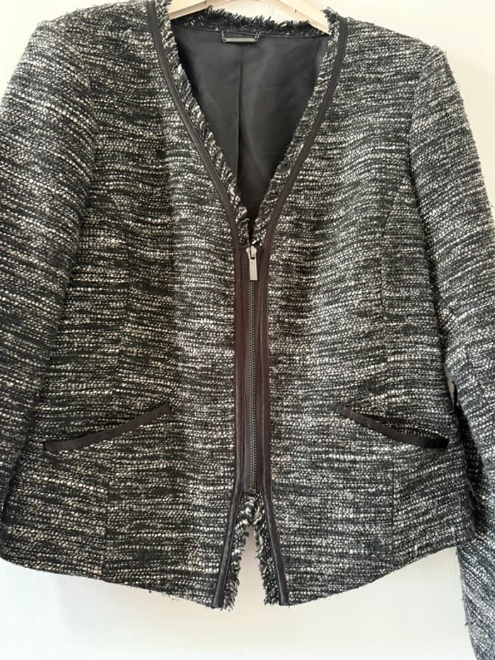 Veste style Blazer avec zip Manoukian - photo numéro 4