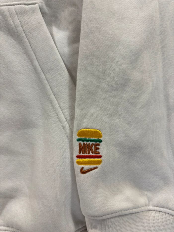 Pull à capuche Blanc Nike Taille L - photo numéro 4