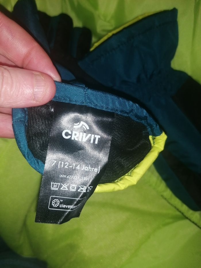 Ensemble doudoune, salopette de ski et gants enfant mixte 12 ans - photo numéro 10