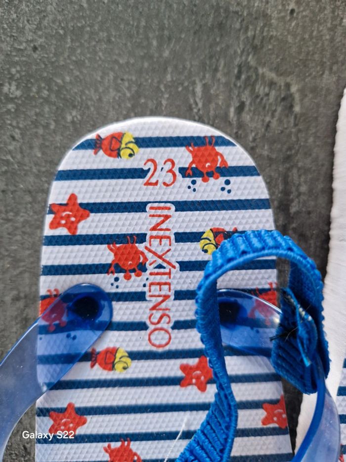 Tongs motifs poissons - photo numéro 3