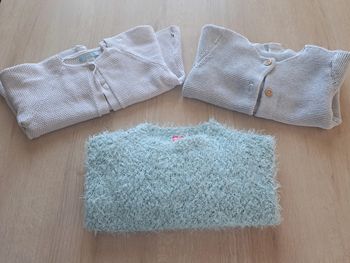 Lot pull et gilets 3 ans TBE