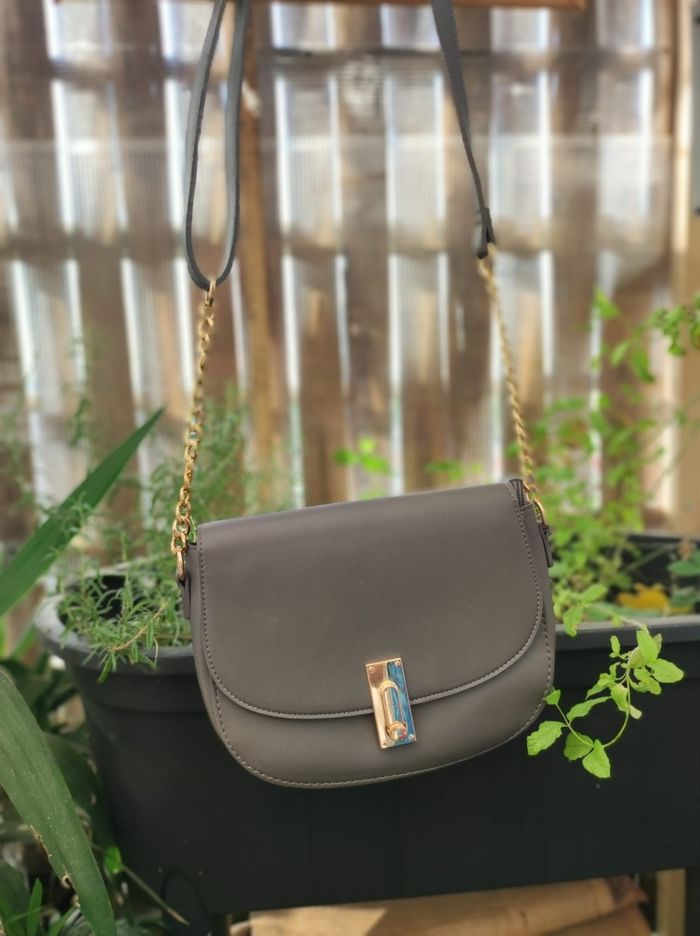 Sac à main gris - photo numéro 4