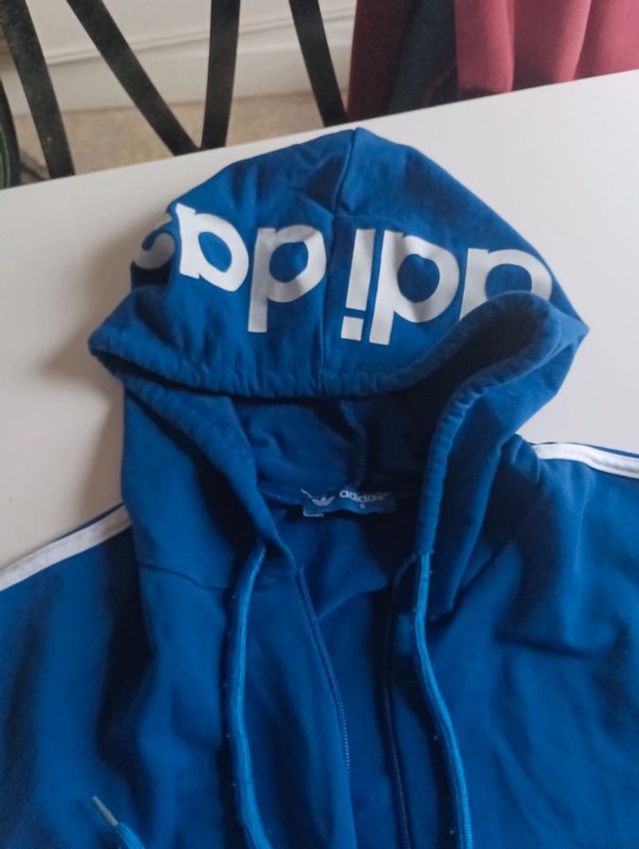 Veste à capuche homme Adidas taille S - photo numéro 7