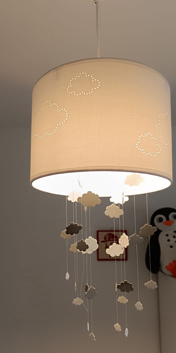 Luminaire abat jour nuage maison du monde - photo numéro 1