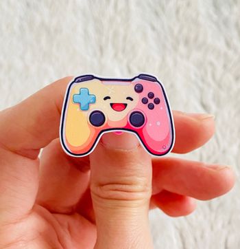 Pins Brut Fait Main Kawaii Gaming Manette