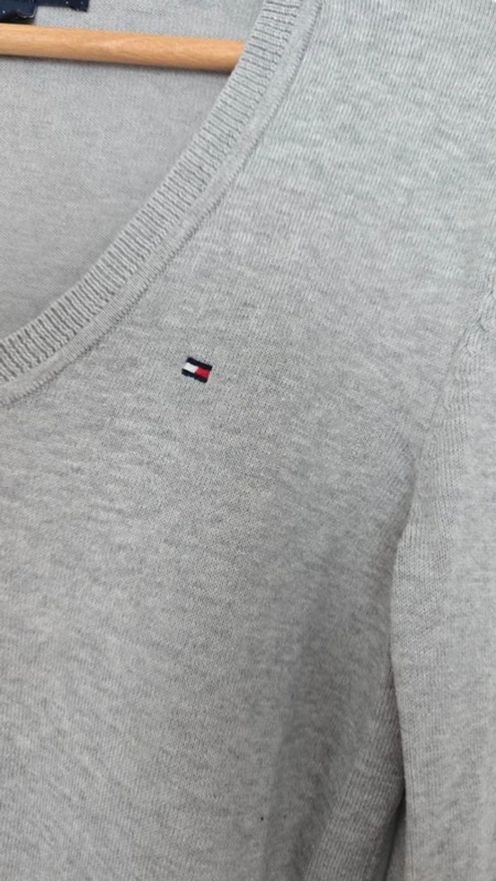 Pull gris Tommy Hilfiger - photo numéro 2