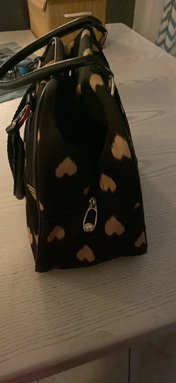 sac motif cœur grange capacité 38x24x17 cm - photo numéro 2