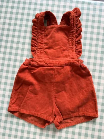 Salopette / combishort enfants velours Lililotte taille 4 ans