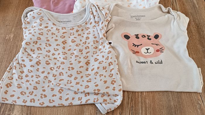 Lot de bodies manches longues bébé fille - photo numéro 2