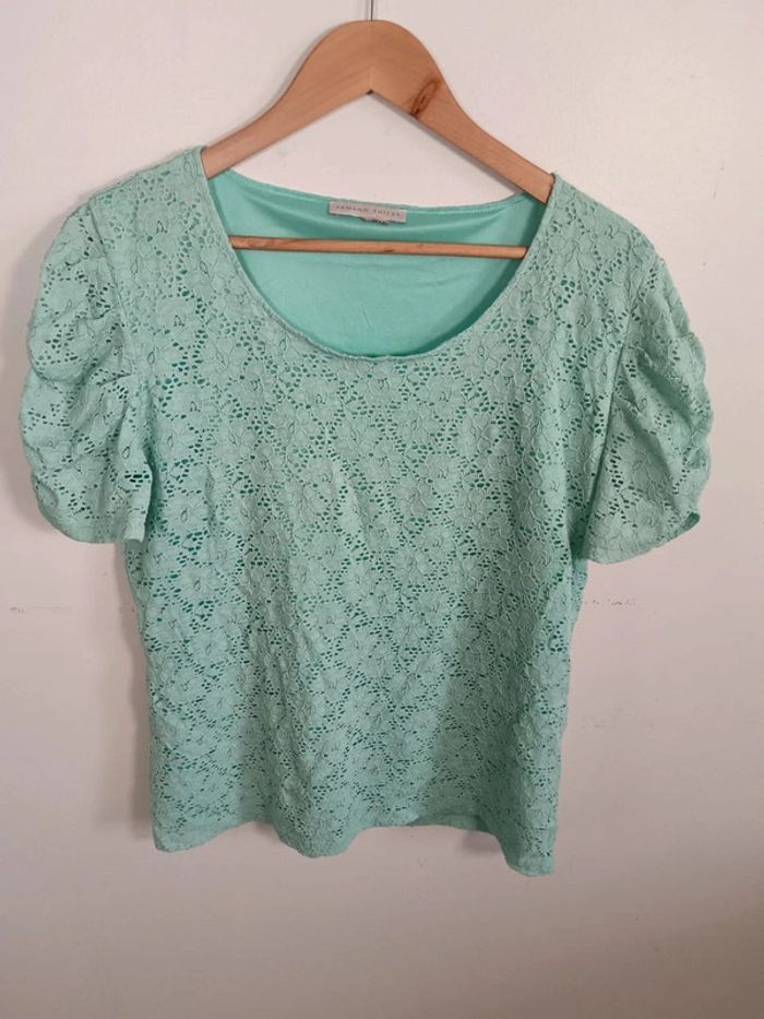 C23 blouse menthe Armand Thiery T5
