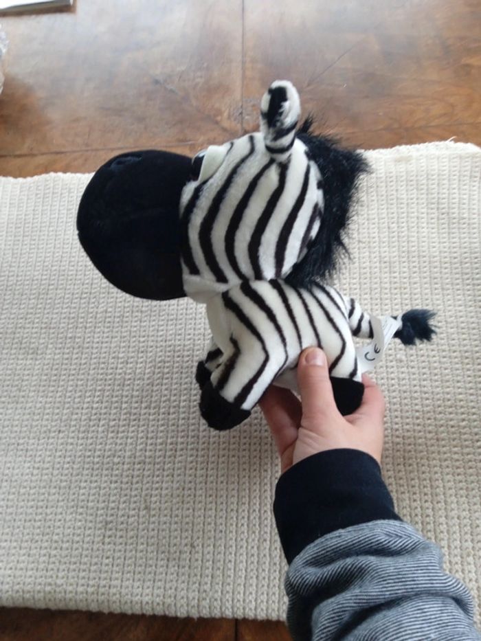 Peluche Madagascar zèbre